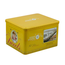 China Factory Price Printing on Box Customized Cream Crackers Tin Can